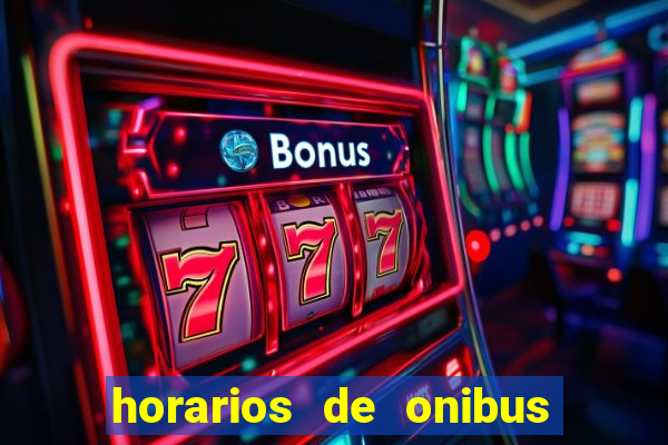 horarios de onibus cassino cidade nova